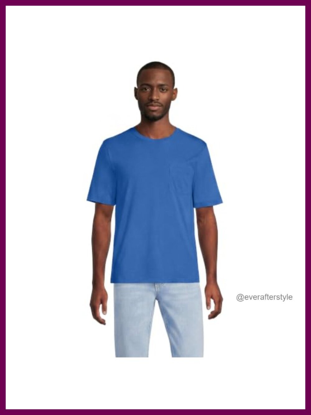 Men's Super-T Short Sleeve T-Shirt with Pocket Crewneck